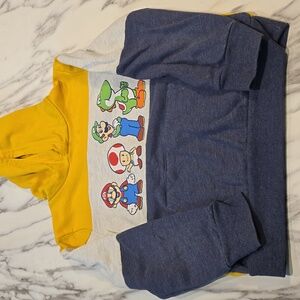 Boys Jumping Beans Super Mario Hoodie Size 7 – Soft Fleece